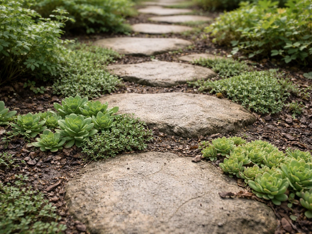 best plant to grow between stepping stones
