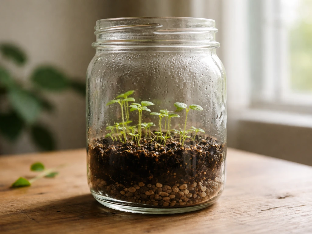 can you grow plants in jars